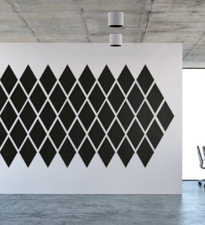 Coligo acoustic wall panel in an open office