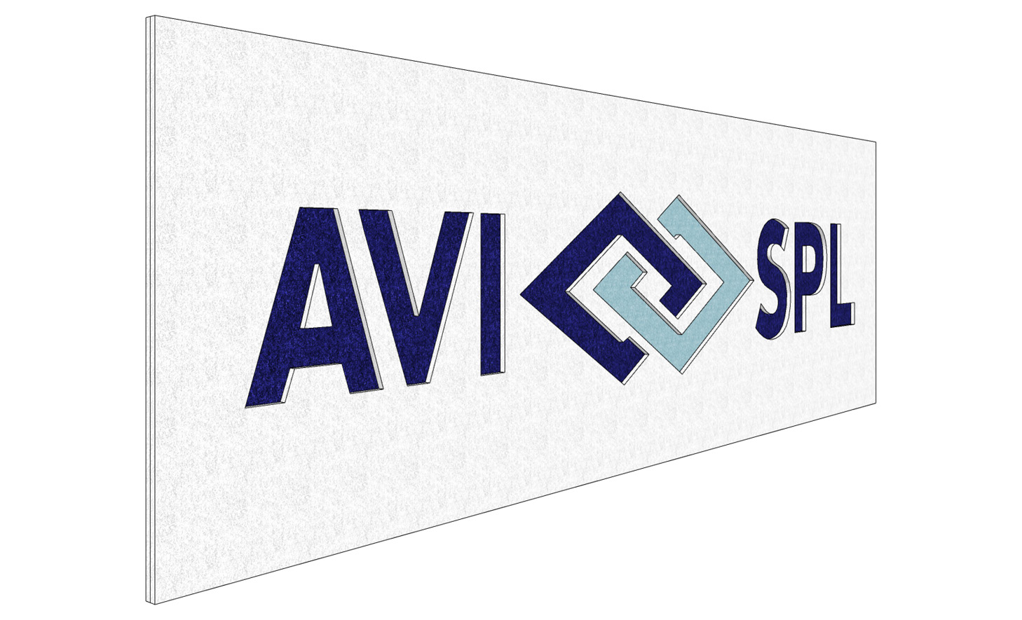 AVI SPL Logo Custom Wall Panel