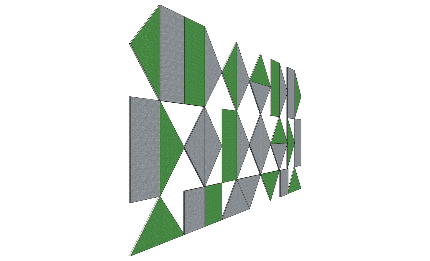 Coligo Triangle, Rectangle, Square Wall Panels