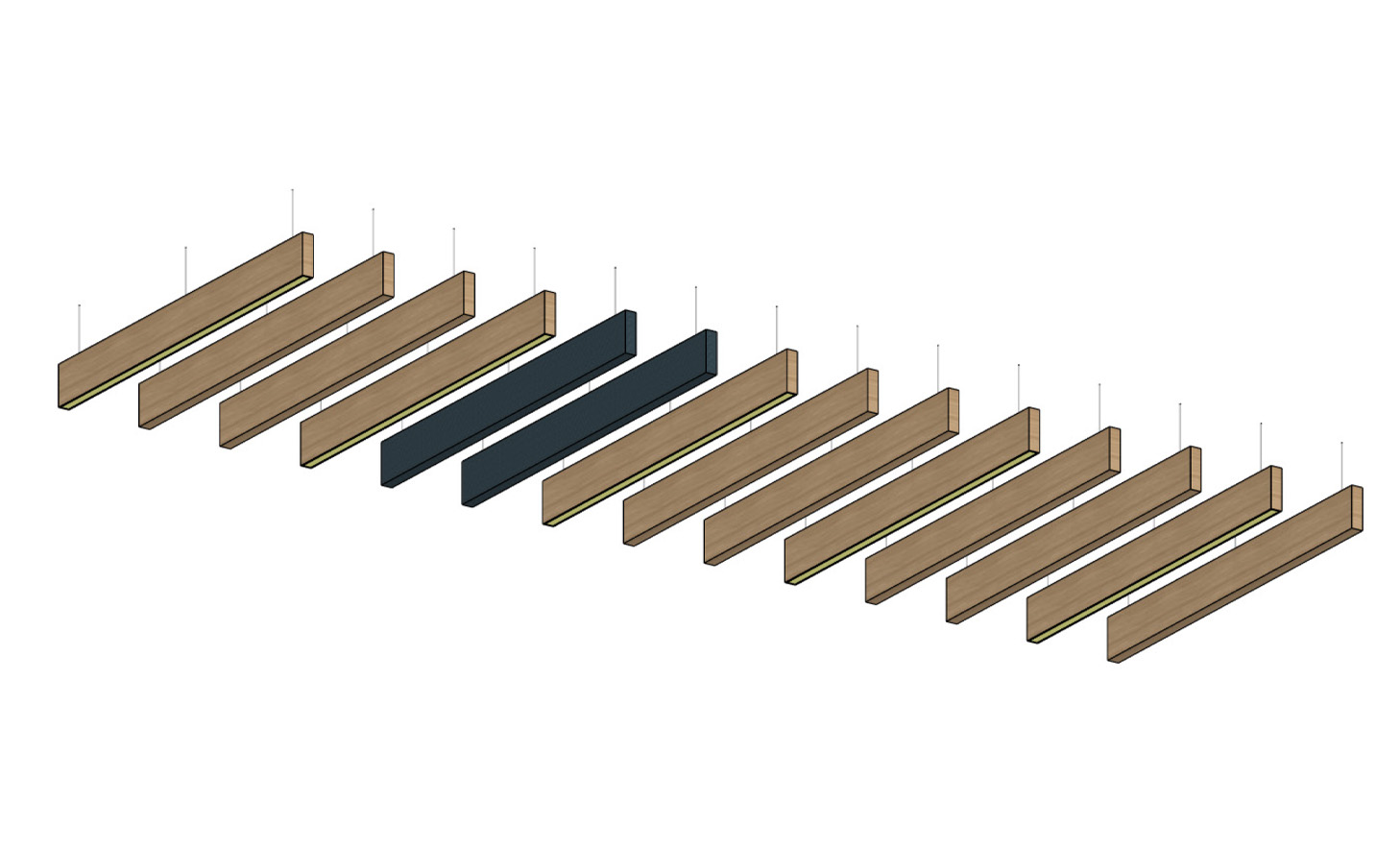 Custom Joist Ceiling Baffles