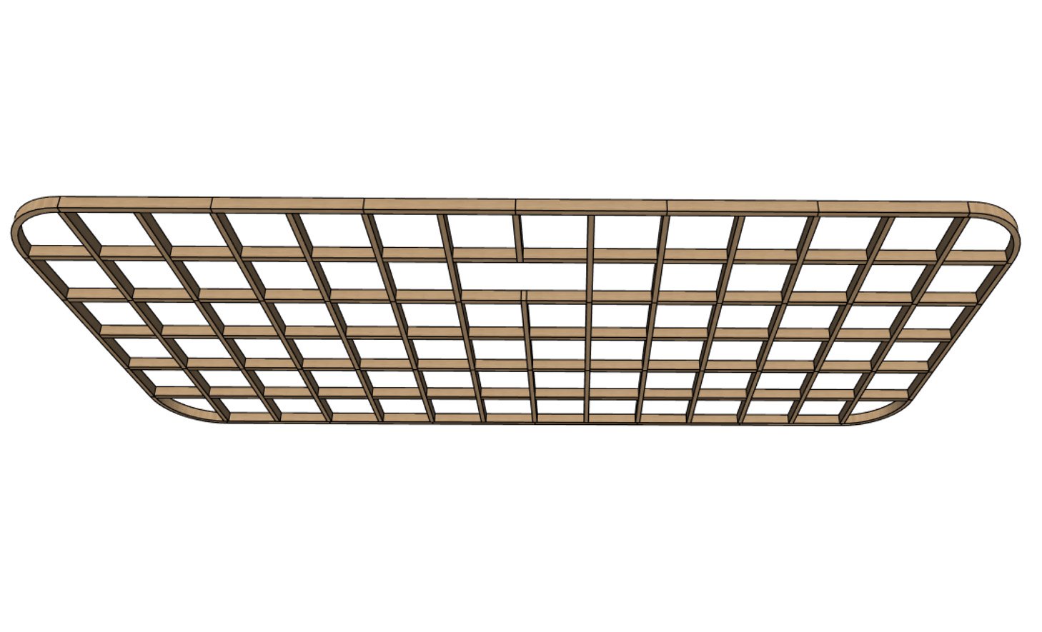 Lounge 227 Ceiling – Custom Frame