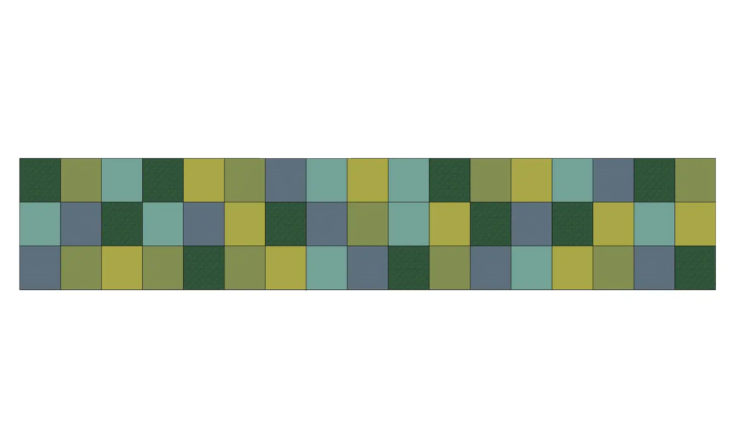 Coligo Squares Multicolor Wall