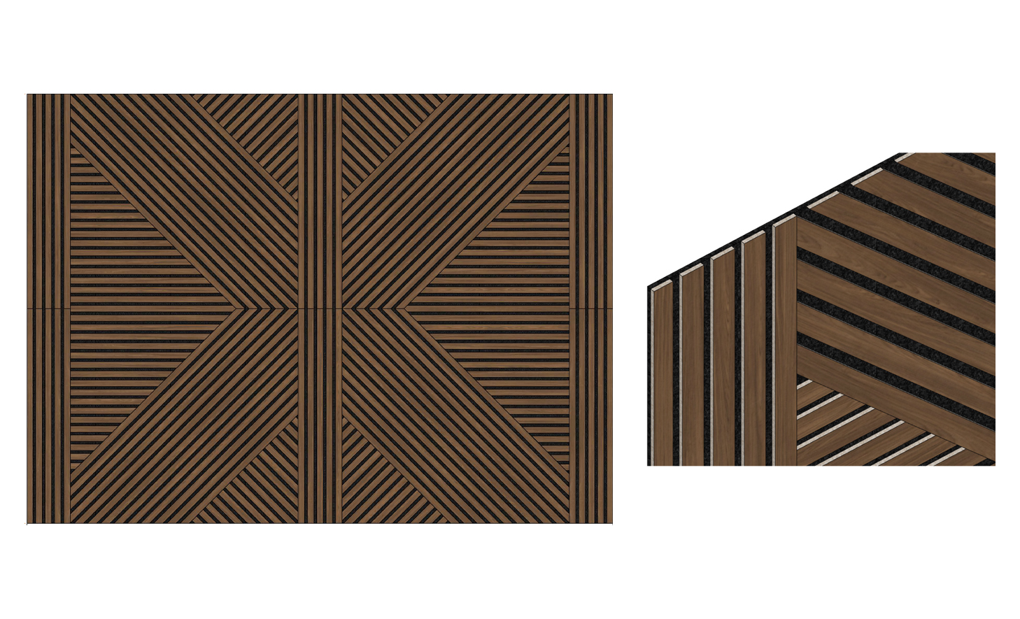 Custom Mur Slat Wall