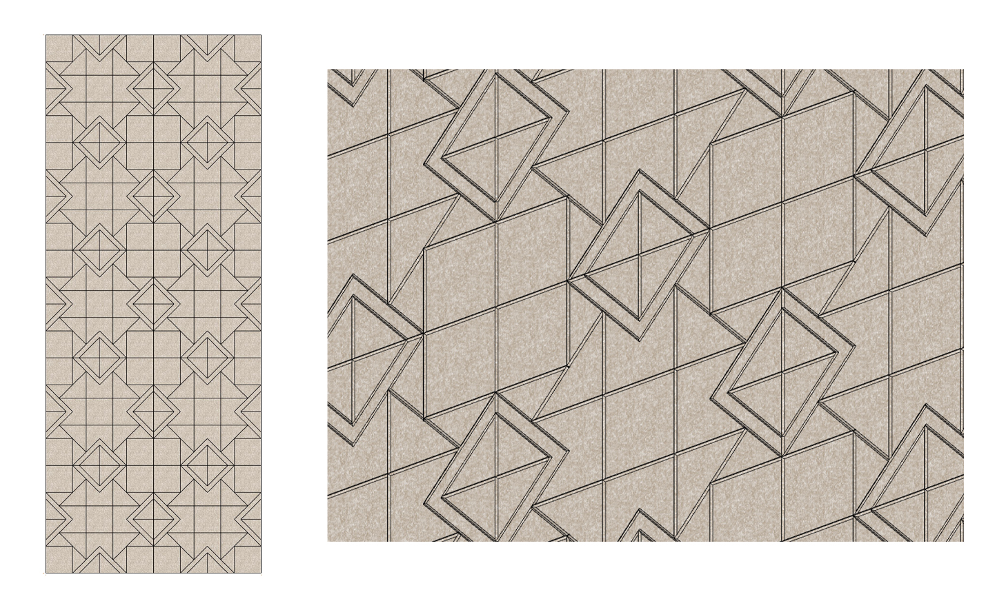 Custom V-Cut Panels