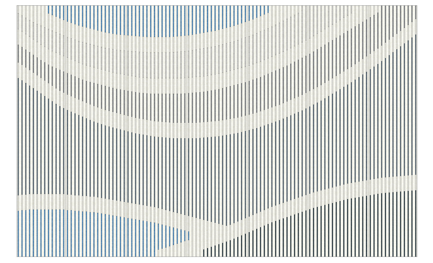 Fin Mural Light Blue Wall Design