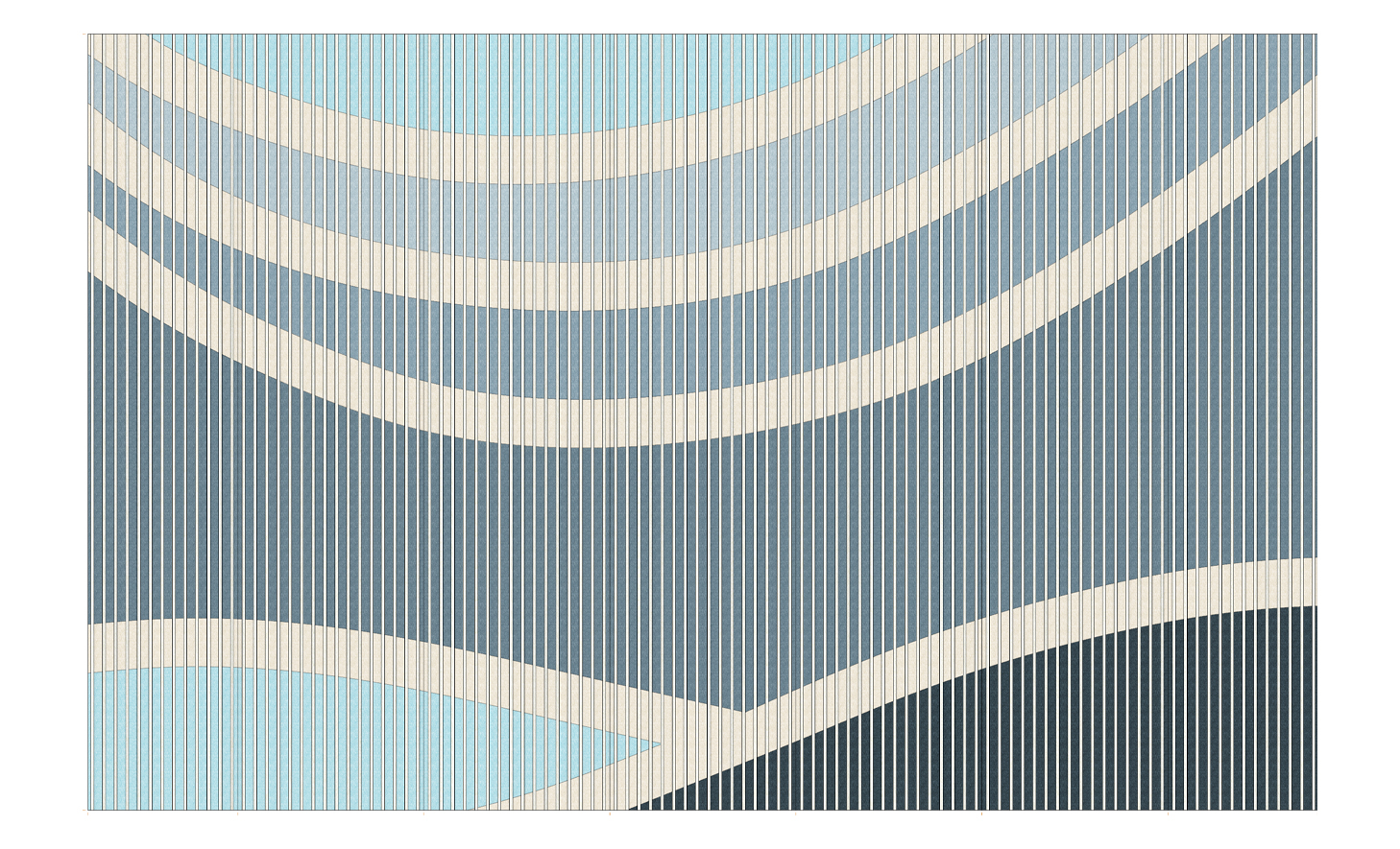 Fin Mural Mid Range Blue Wall Design