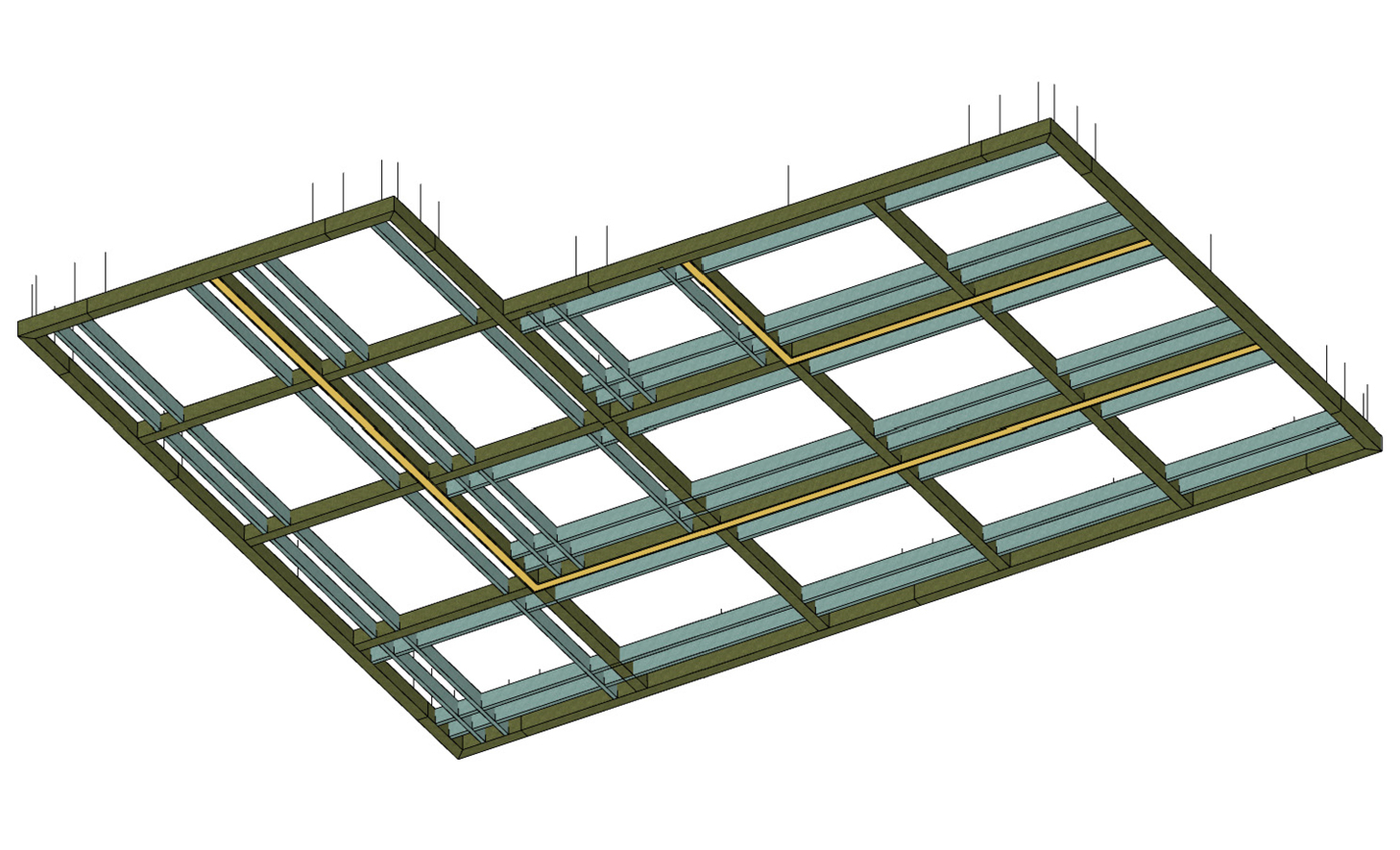 Green, Blue Frame System Custom Configuration