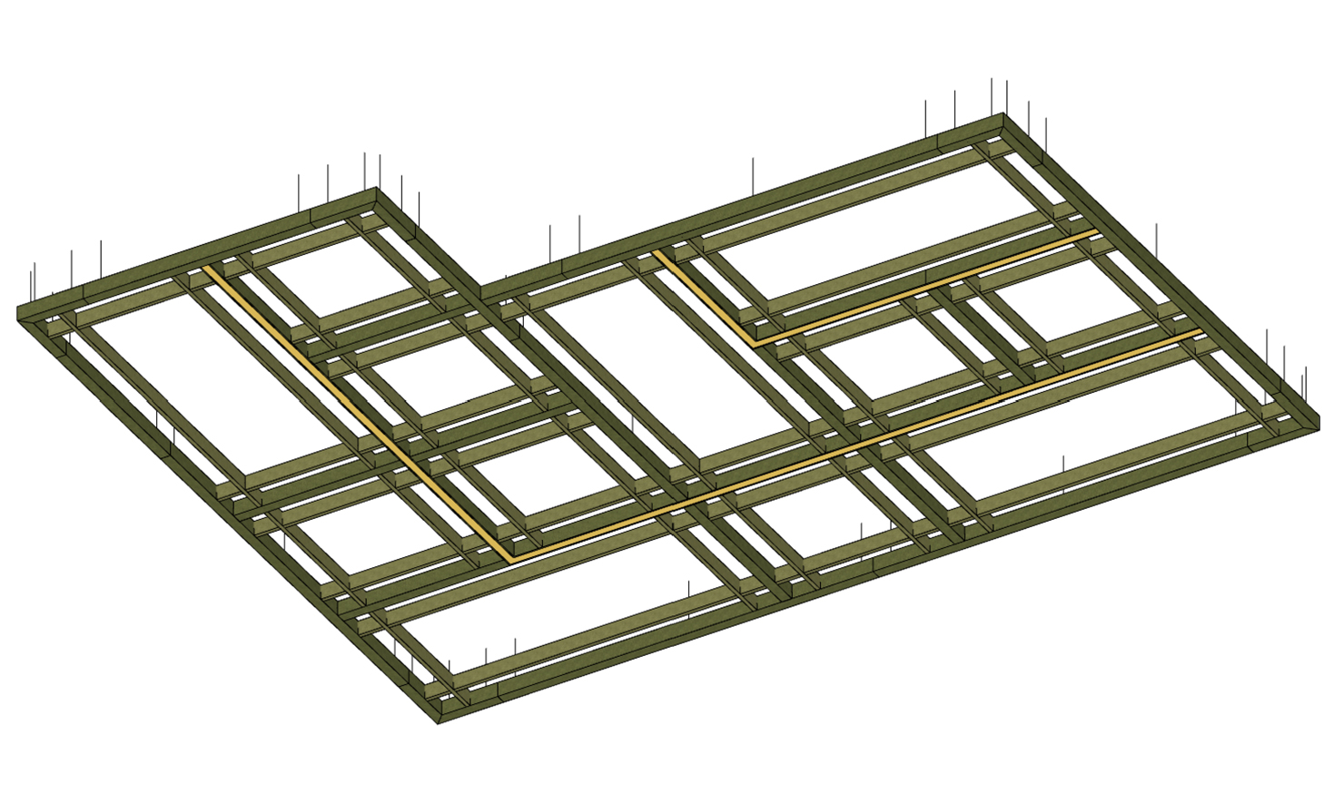 Green Frame System Asymetric Configuration