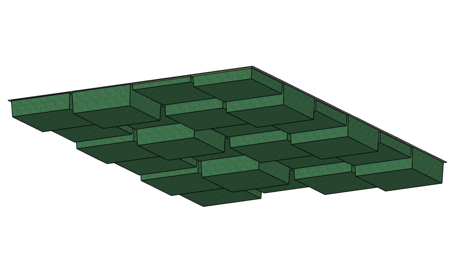 Green Gradi Ceiling