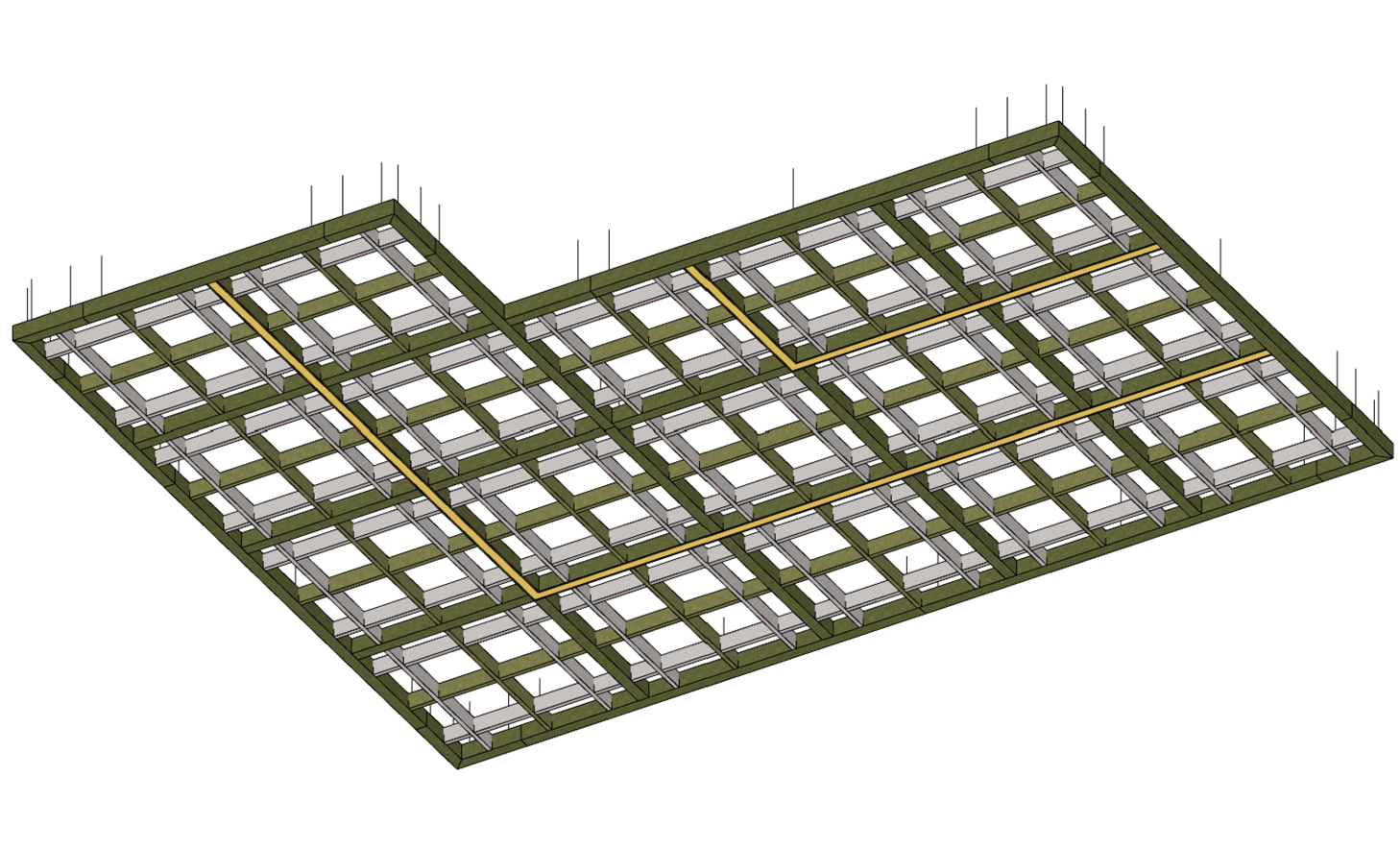 Green, Grey Frame System
