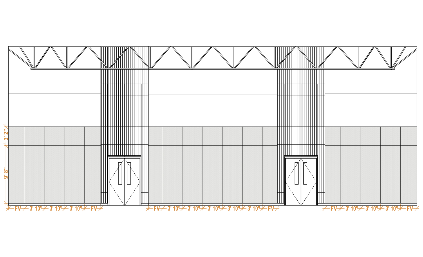 Large Scale Coligo Wall