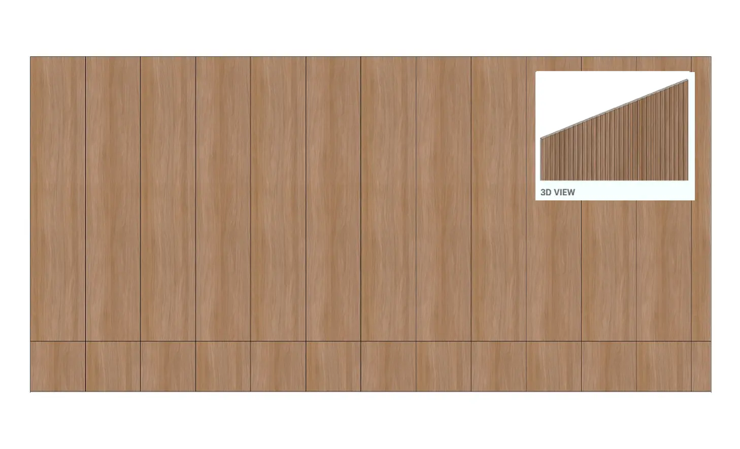 Trak Wall Honey Woodgrain