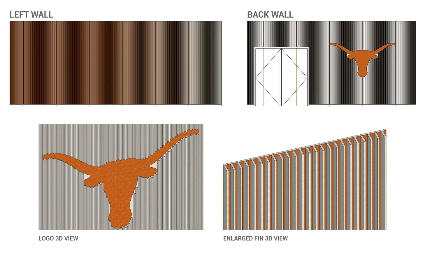 UT Austin Fin Wall
